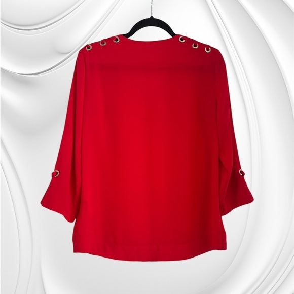 Maison 123 Paris Red Blouse Red - Picture 4 of 11